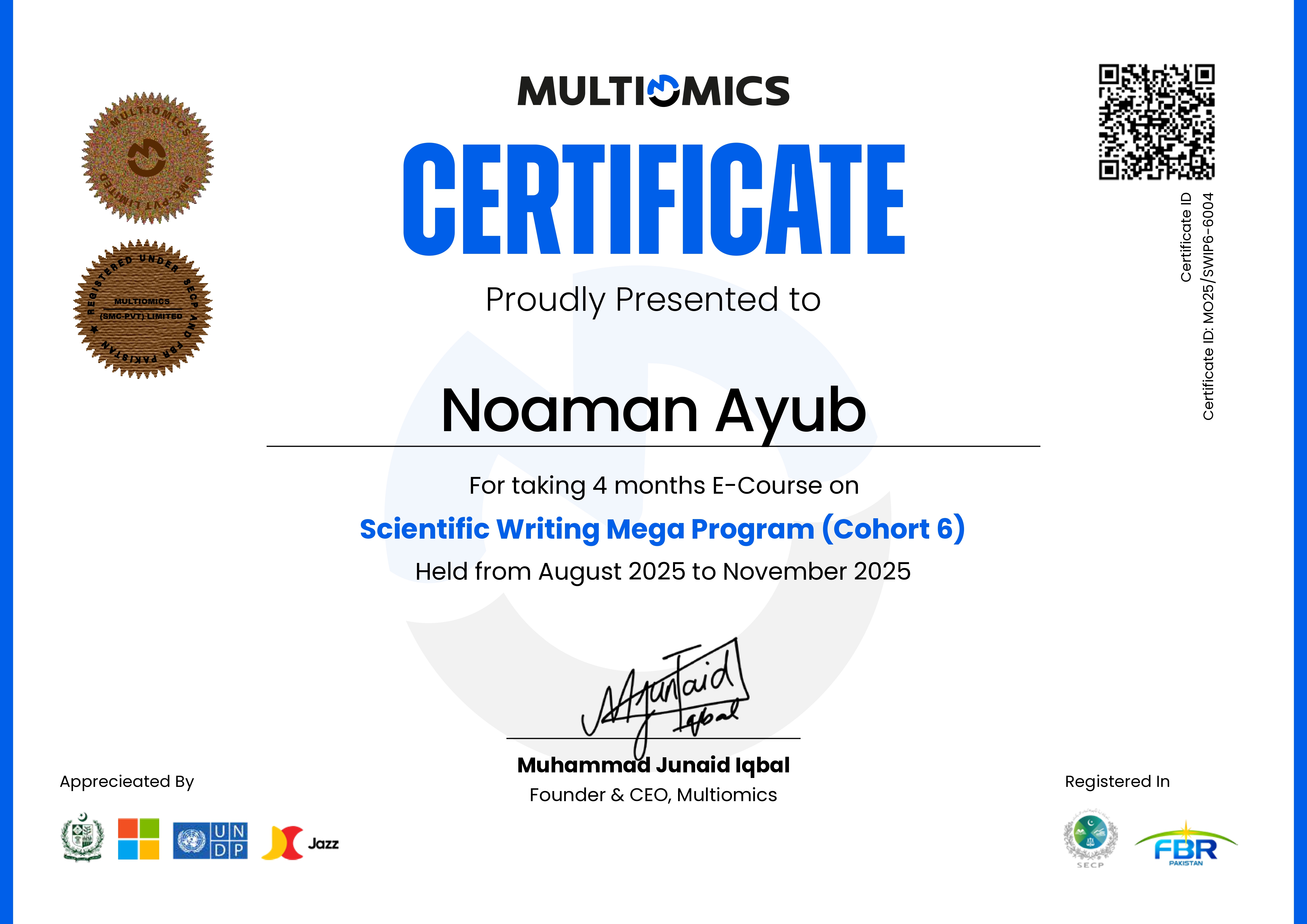 Multiomics Internship